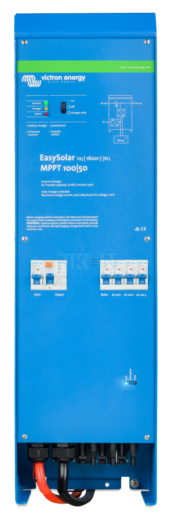 Victron EasySolar 12V - 1600VA  - 70A - MPPT 100/50