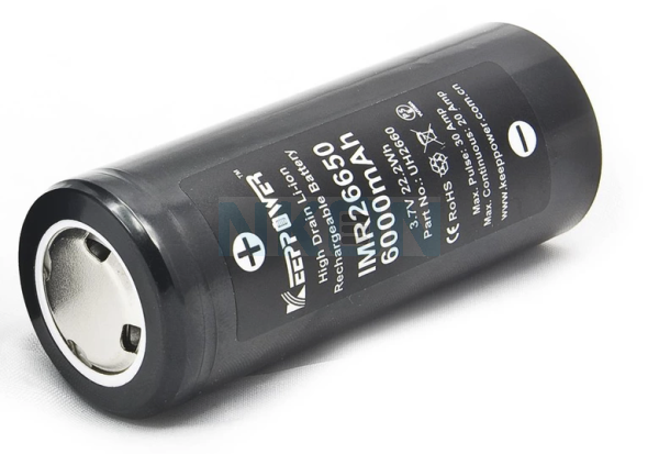 Keeppower IMR26650 6000mAh - 15A