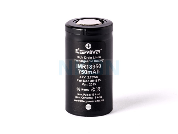 Keeppower IMR18350 750mAh - 8A