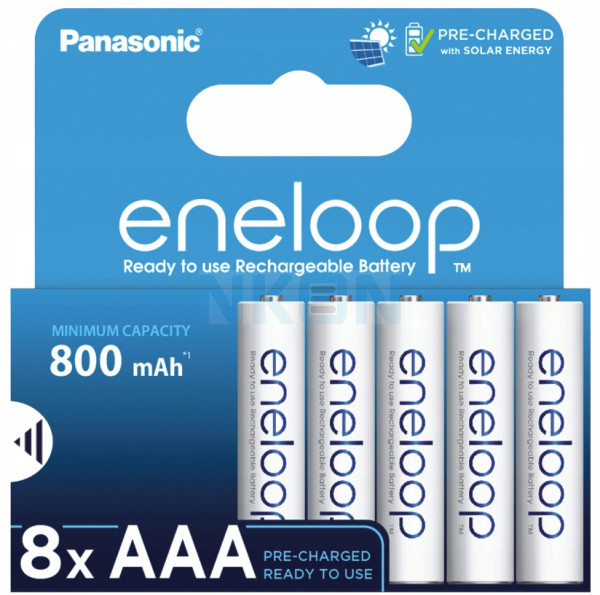 8 AAA Eneloop - 800mAh