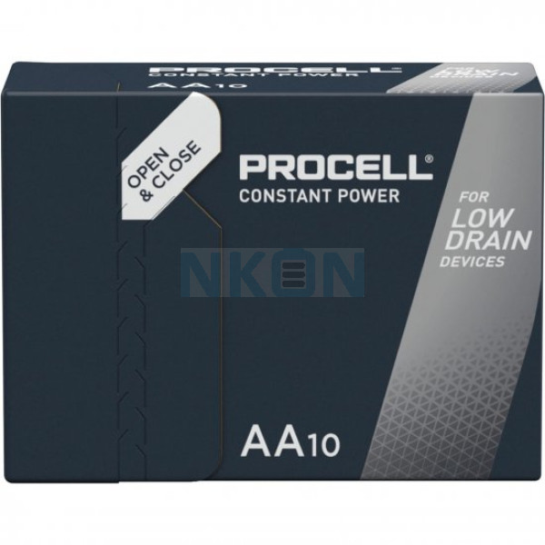 10x AA Duracell Procell Constant Power - 1.5V