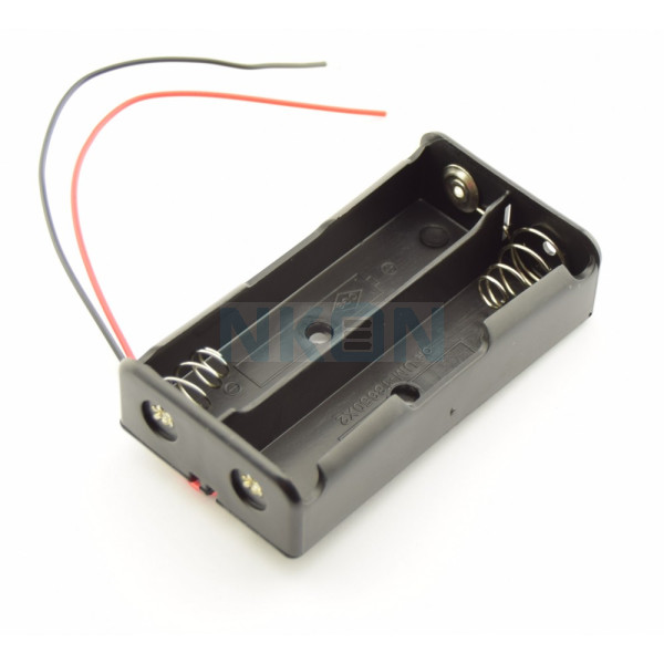 2x 18650 Batterijhouder met losse draden
