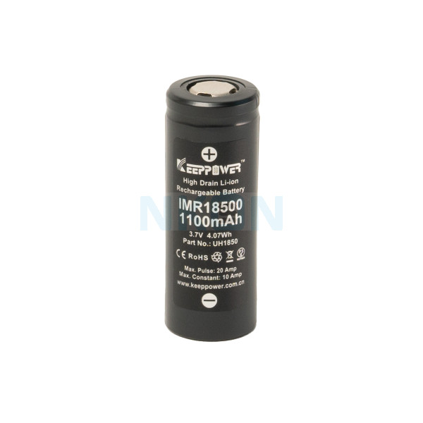 Keeppower IMR 18500 1100mAh - 10A