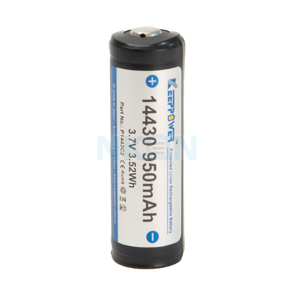 Keeppower 14430 950mAh (protected) - 2A