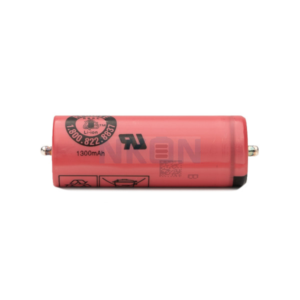 Sanyo UR18500Y 1300mAh - 2.6A - 2 pins