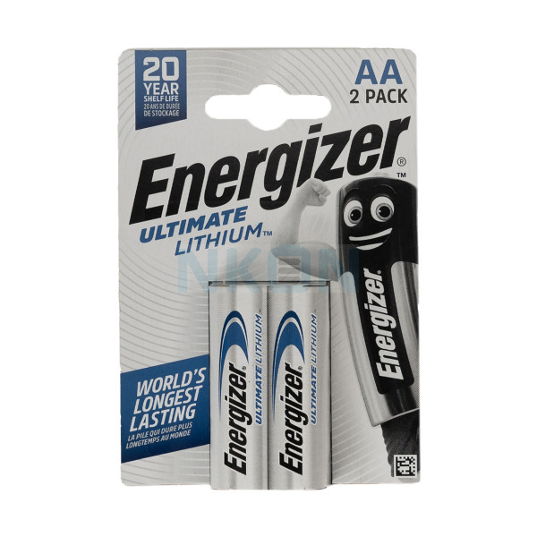 2 AA Energizer Ultimate Lithium L91 - 1.5V