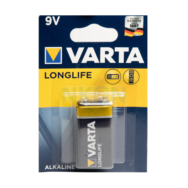 9V Varta Longlife