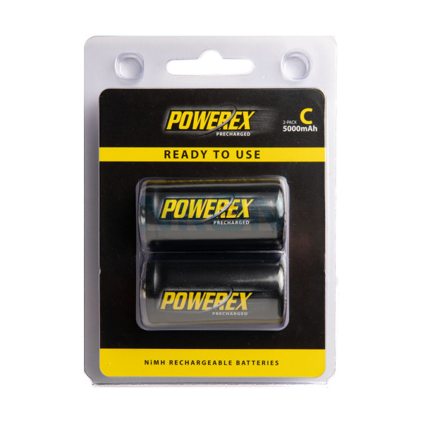 2 C Maha Powerex Precharged - 5000mAh