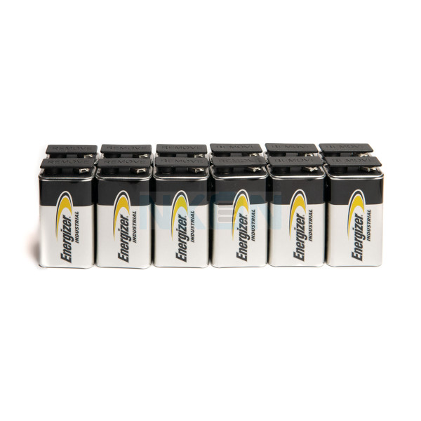 12x 9V Energizer Industrial