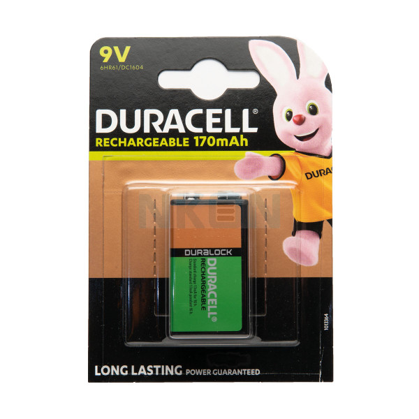 9V Duracell Recharge - 170mAh