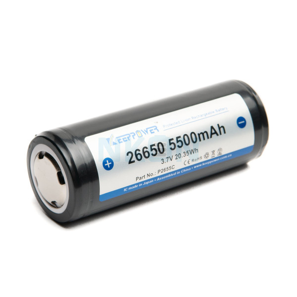 Keeppower 26650 5500mAh (protected) - 10A
