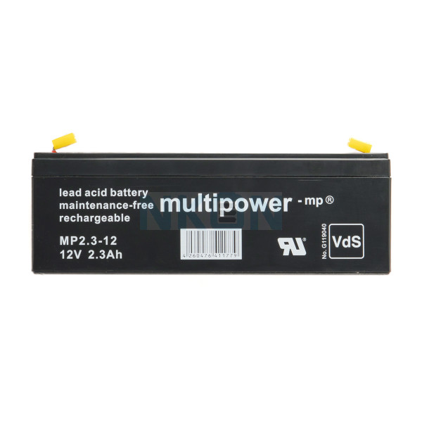 Multipower 12V 2.3Ah Loodaccu