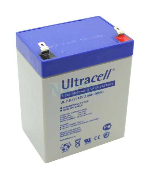 Ultracell UL2.9-12 12V 2.9Ah Loodaccu