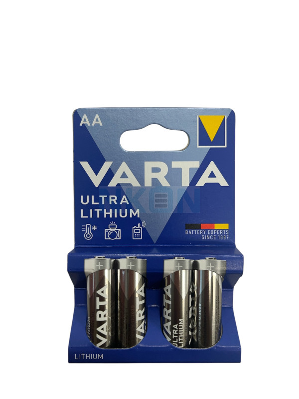 4x AA Varta Ultra Lithium - 1.5V