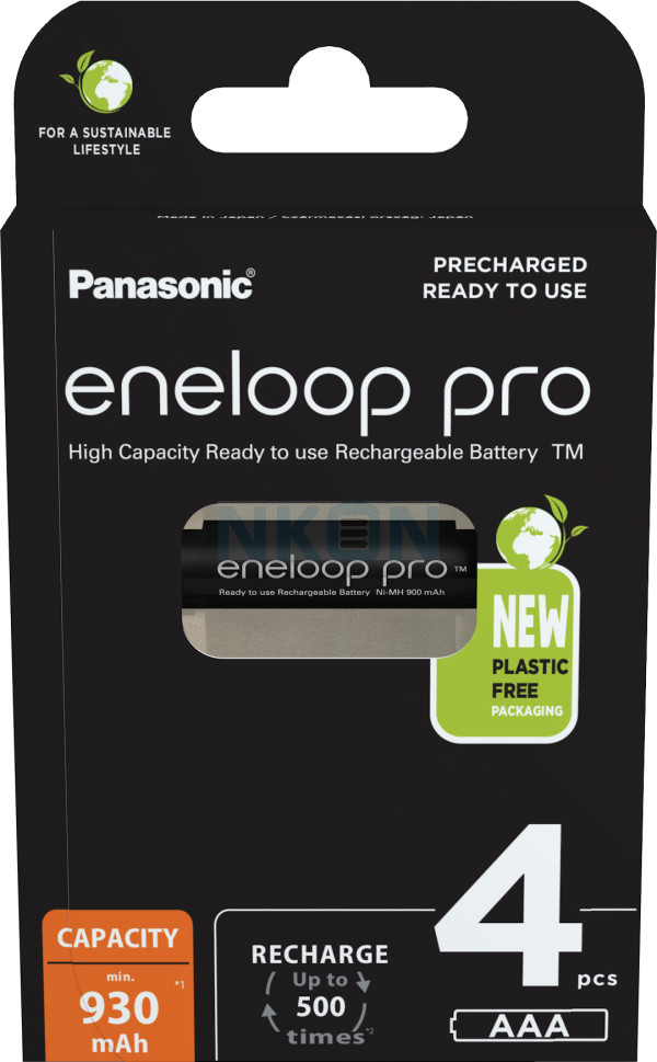 4 AAA Eneloop Pro - 930mAh
