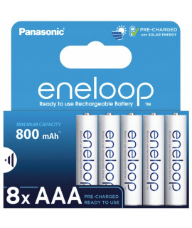 8 AAA Eneloop - 800mAh