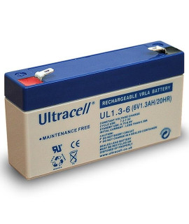 Ultracell UL1.3-6 6V 1.3Ah Loodaccu