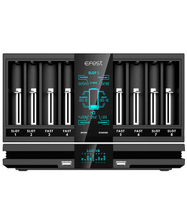 Efest LUC V8 batterijlader