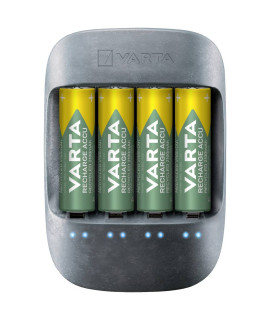 Varta Ecocharger batterijlader + 4 AA Varta (2100 mAh)
