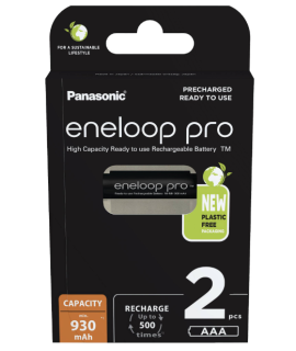 2 AAA Eneloop Pro - 930mAh
