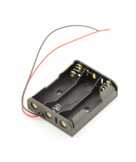 3x AA Batterijhouder met losse draden