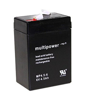 Multipower 6V 4.5Ah Loodaccu