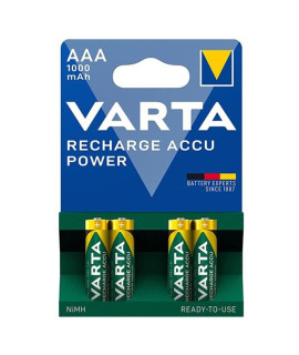 4 AAA Varta Recharge Accu Power - 1000mAh