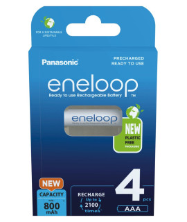 4 AAA Eneloop - kartonnen verpakking - 800mAh