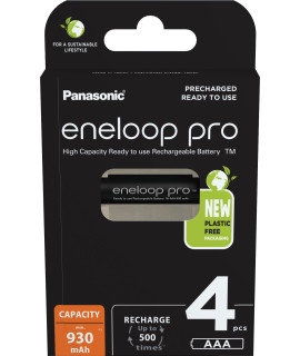 4 AAA Eneloop Pro - 930mAh