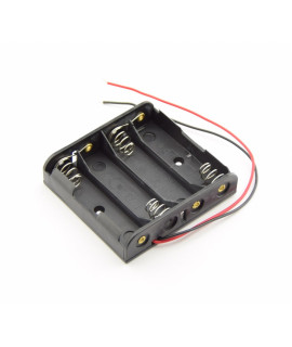 4x AA Batterijhouder met losse draden