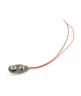 9V Batterijclip met losse draden - SOFT