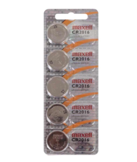 5x Maxell CR2016 - 3V