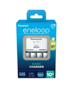 Panasonic Eneloop BQ-CC51E batterijlader + 4 AA Eneloop (2000mAh)