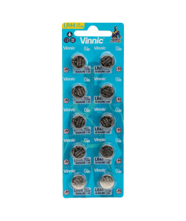 10x L1154F (LR44 / AG13) Vinnic - 1,5V