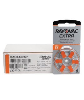 60x 13 Rayovac Extra hoorbatterijen