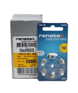 60x 10 Renata ZA hoorbatterijen