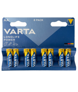 8 AA Varta Longlife Power - 1.5V