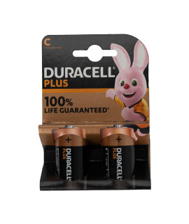 2x C Duracell Plus - 1.5V