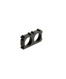 2x18650 Battery Spacer holder PAST NIET OP 27MM NIKKELSTRIP