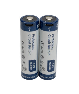 2x Keeppower 21700 5000mAh (protected) - 8A - USB