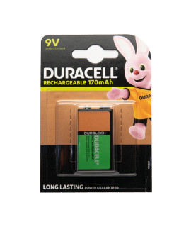 9V Duracell Recharge - 170mAh