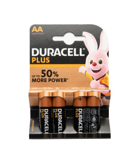 4 AA Duracell Plus - 1.5V