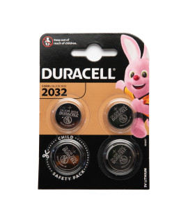 4x Duracell CR2032 - 3V