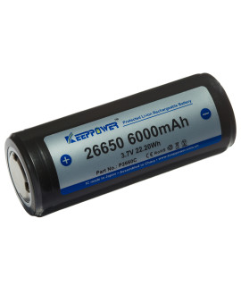 Keeppower 26650 6000mAh (protected) - 10A