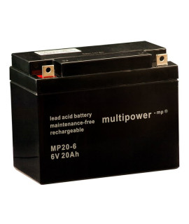 Multipower 6V 20Ah Loodaccu