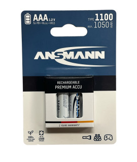 4 AAA Ansmann Typ 1100 Accu - 1050mAh