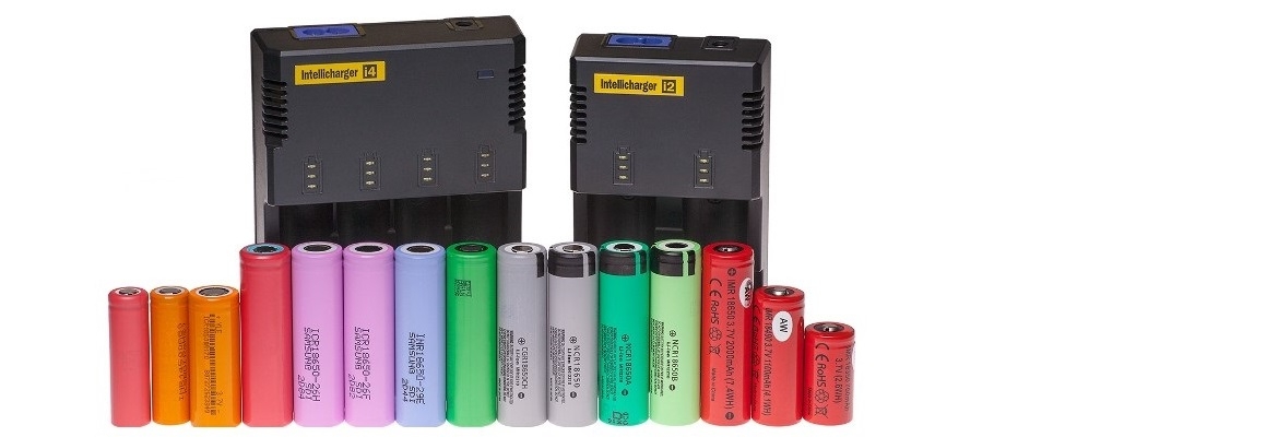 18650 batterijen en laders